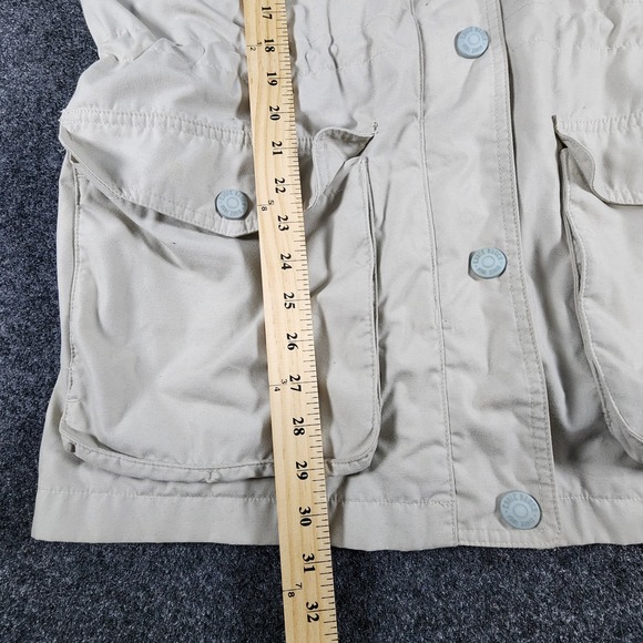 Eddie Bauer Wool Lined Mountain Parka Beige Utility‎ Chore Coat Women's Medium - Picture 9 of 9